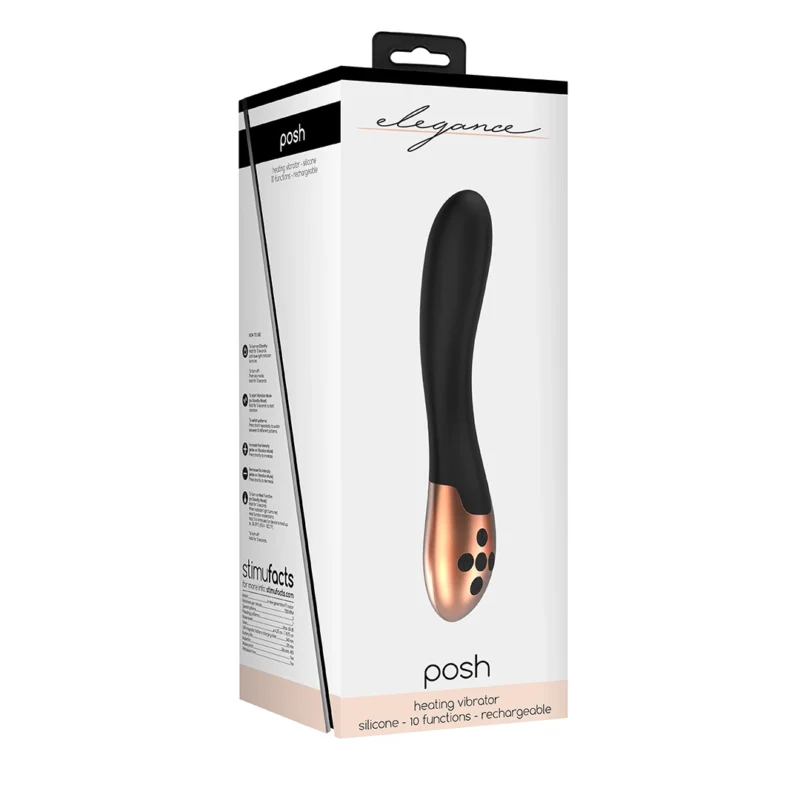 Posh F1 Heating Vibrator - Medical Silicone, 10 Modes, Rechargeable