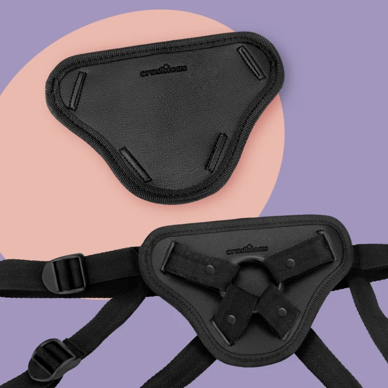 Adrien Lastic Snap Strap Reguliuojamas intymus dirželis juodas universalus