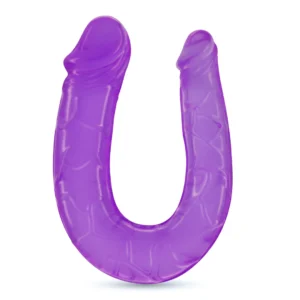 Double Trouble Flexible Dviejų galų intymus modelis 27 cm Violetinė