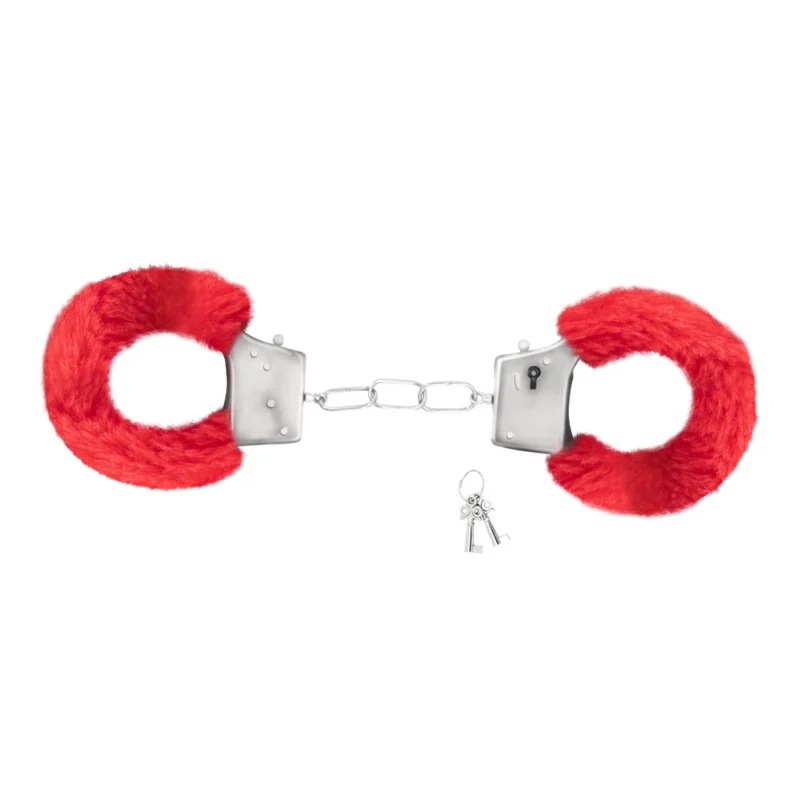 „Lover's Dream“ 4 dalių „Soft Bondage Essentials“ rinkinys, raudonas pradedančiųjų rinkinys
