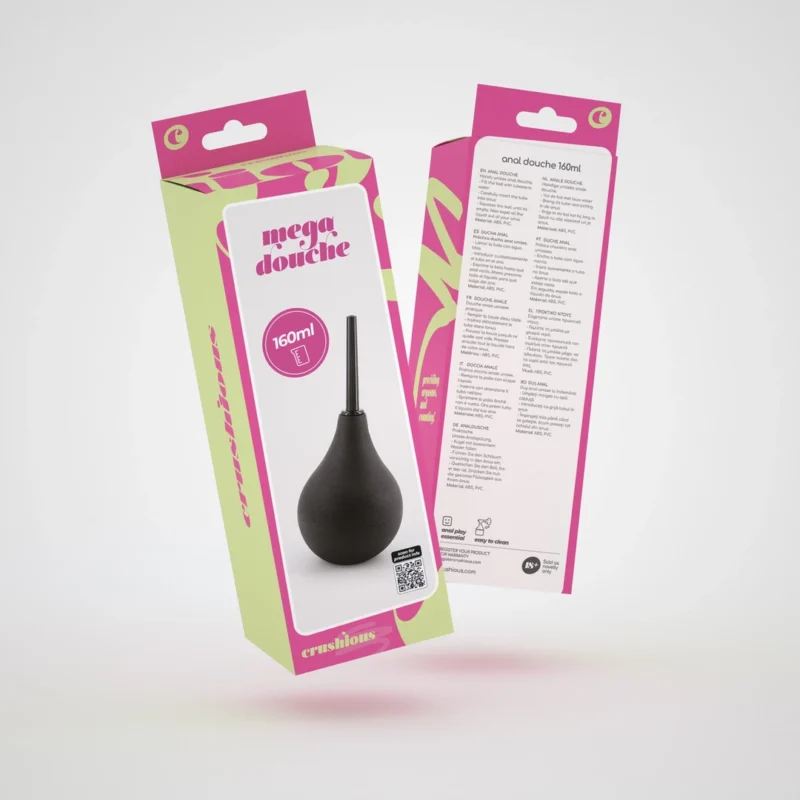 CleanStream Mega Douche intymios higienos sistema 160 ml Juoda