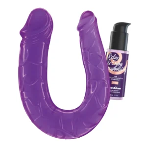 Crushious Deep Diver Intimate System with Double-Ended Model & Anal Lubricant 50ml Purple