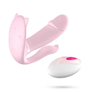 Crushious Fritz Pastel Pink Heating Wearable Device with Remote, 14 cm