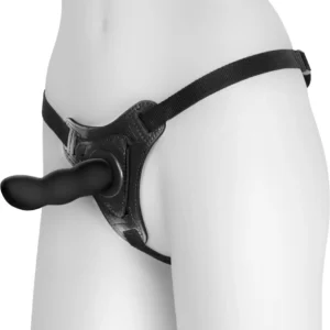 Crushious Snapper Adjustable Strap-on System Black 12.5cm Silicone