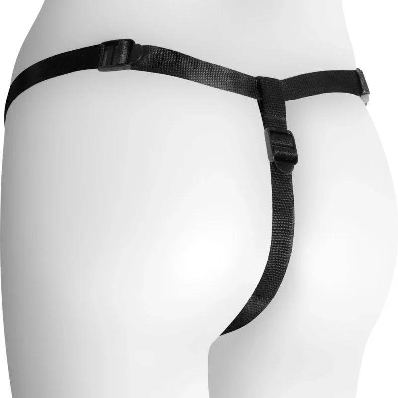 Crushious Snapper Adjustable Strap-on System Black 12.5cm Silicone