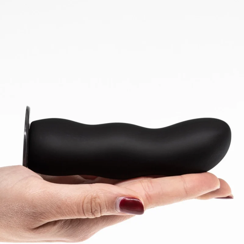 Crushious Snapper Adjustable Strap-on System Black 12.5cm Silicone