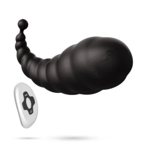 Crushious Cocoon Black - Wireless Rechargeable Vibrating System, 8.5cm