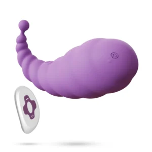 Crushious Cocoon Wireless Rechargeable Vibrating Egg Purple 9 Modes
