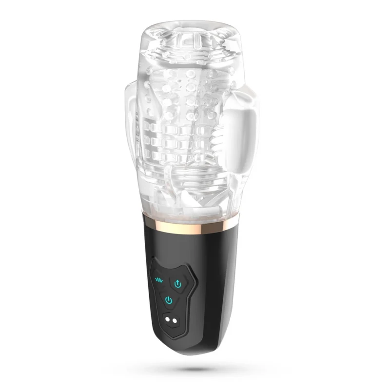 Crushious Quasar Transparent Intimate Device with Suction & Vibration, 20cm