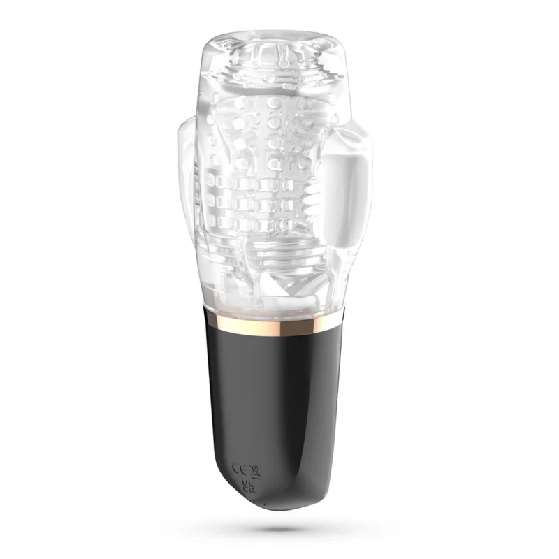 Crushious Quasar Transparent Intimate Device with Suction & Vibration, 20cm