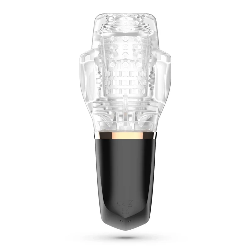 Crushious Quasar Transparent Intimate Device with Suction & Vibration, 20cm