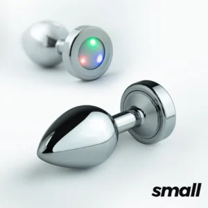 Crushious Borealis Metal Plug Small Silver RGB LED Light System 7.2cm