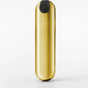 Crushious iMoan Golden Rechargeable Compact Vibrating Bullet 10 Modes