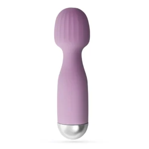 Crushious Wanderlust Mini Wand Massager Lilac - Compact Silicone, 10 Modes