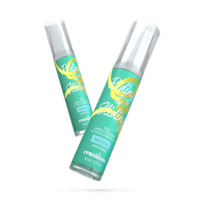 Riding & Sliding vandens pagrindo lubrikantas 10 ml bekvapis beoris buteliukas