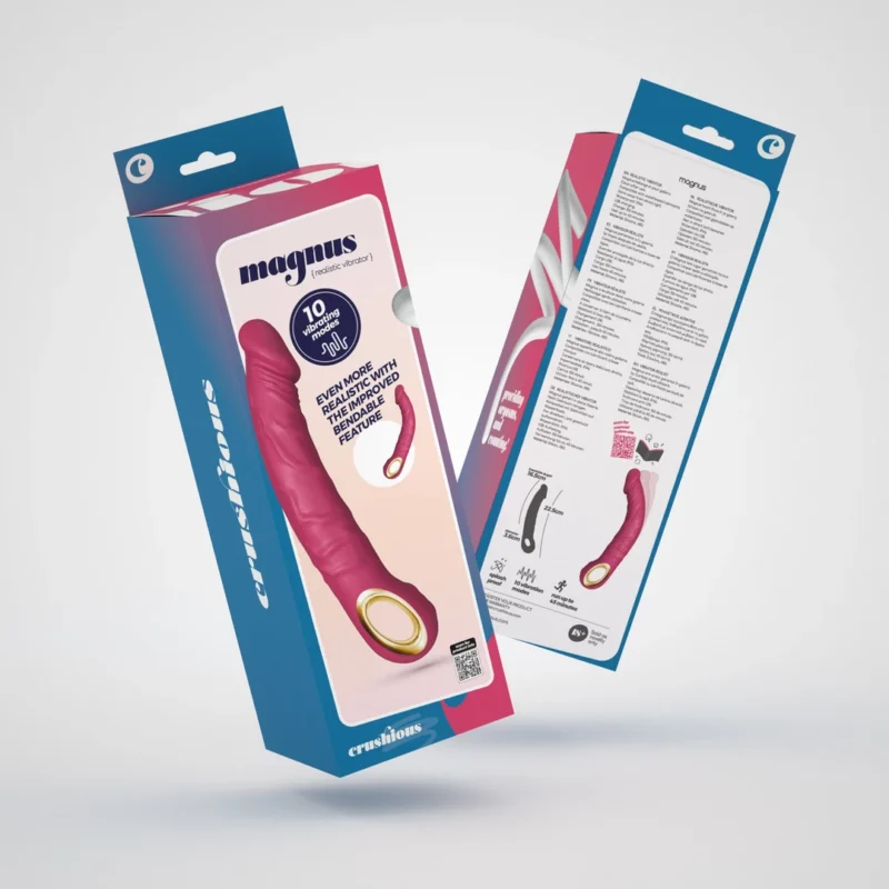 Magnus Bend Flexible Intimate Device Rožinė 22,5 cm USB įkraunama