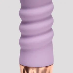 Crushious Mellow Bubbles Mini Vibrator Lavender 11cm Silicone USB