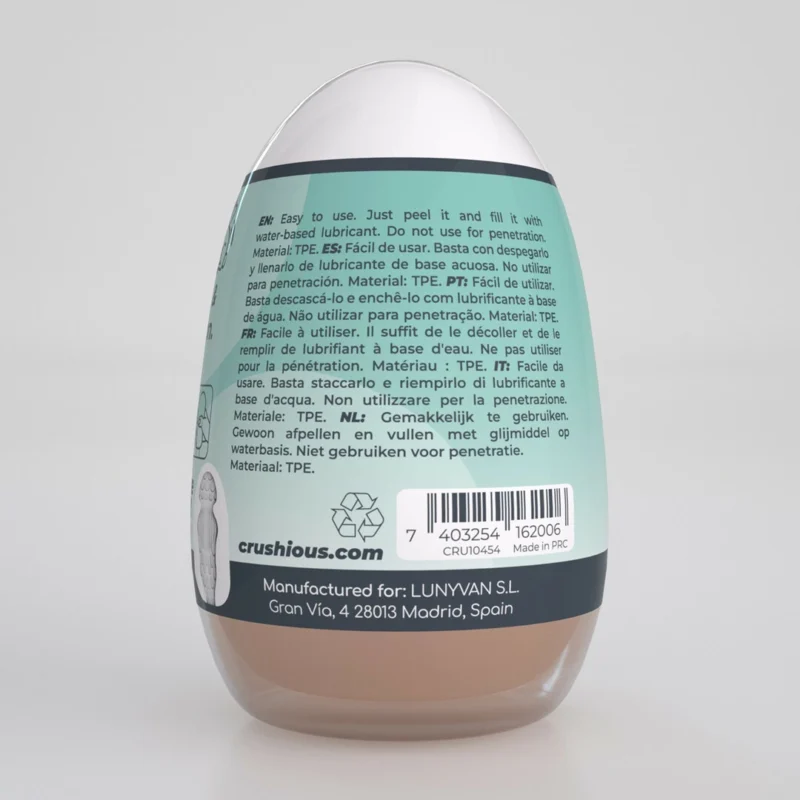Crushious Ezy Egg Turquoise intymus švelnaus prisilietimo įrenginys