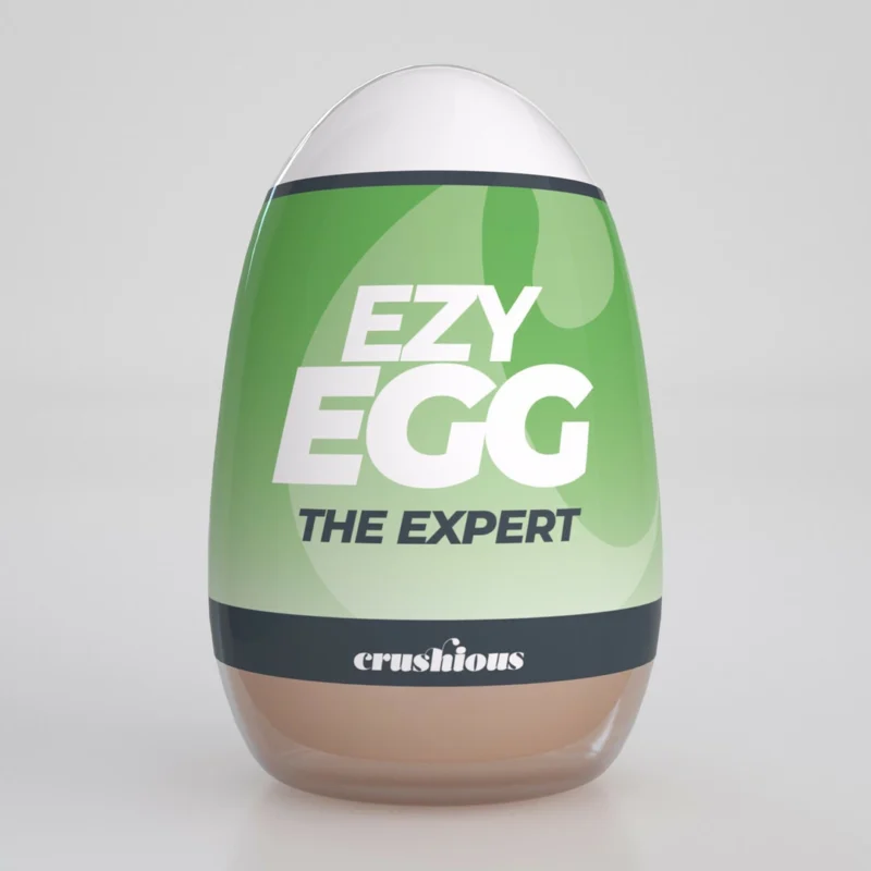 Crushious Ezy Egg Ekspertų ekologiškas kompaktiškas intymus prietaisas TPE ABS
