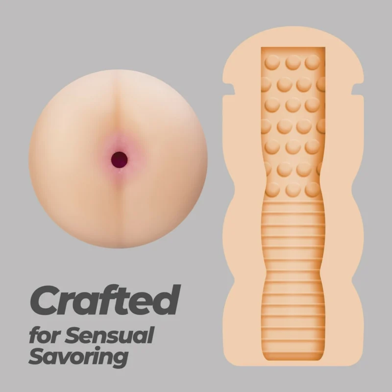 Crushious Fappucino Hot Buns Intimate Device Purpurinis kompaktiškas puodelis