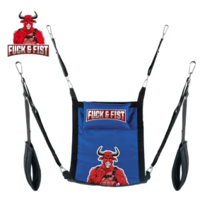 Fuck & Fist Fabric Support Sling Set Blue/Black 60x107cm
