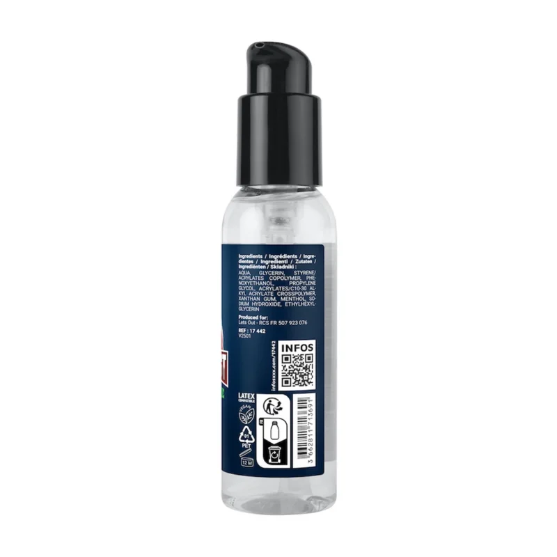 Fuck & Fist vandens pagrindo Relax lubrikantas mentolis 100 ml – gaivinanti formulė