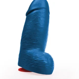 Dagr L by Fuck Fist - Blue Anatomical Model 23cm with Suction Cup Base