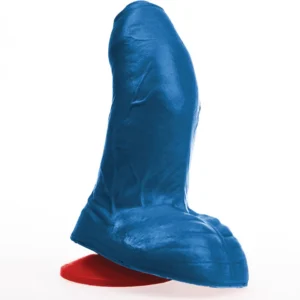 Buri S Curved Intimate Machine with Suction Cup 14 cm Blue PVC
