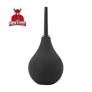 Enema Bulb Hygiene System Anal Pear 160ml Black - Compact Cleansing Bulb