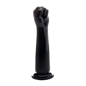 Fist It Power Fist Black 32.5cm - Large Anatomical Model Rubber