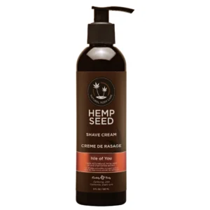 Earthly Body Isle of You Hemp Seed Shave Cream 237ml Moisturizing Formula