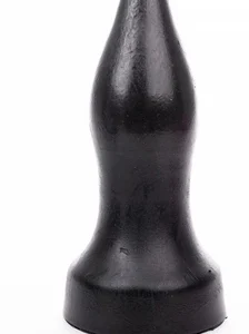 Hung System Patrol Model 23 cm Black Anal Plug with Suction Base