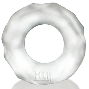 Hunkyjunk Fractal Tactile Ring Clear Ice - Flexible Plus+Silicone System