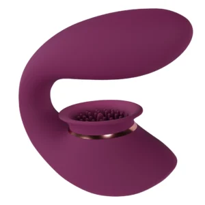 Dream Toys TWITCH 3 Intimate Device with Suction & Vibration Burgundy