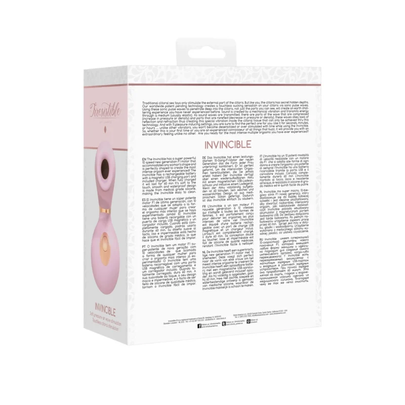 Irresistible Invincible Air Pulse Model - 10-Speed Silicone, USB Rechargeable