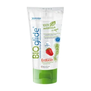 BIOglide Vegan Lubricant Strawberry Aroma 80 ml - Natural Plant-Based Formula