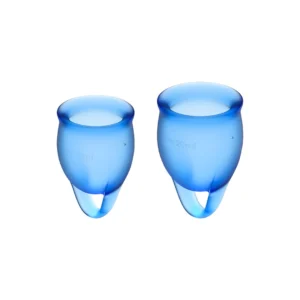 Feel Confident Menstrual Cup Set - Medical Silicone, 15ml & 20ml