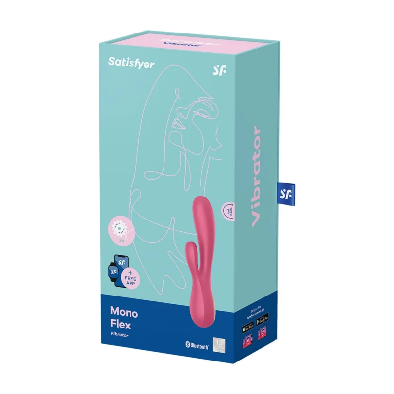 Satisfyer Mono Flex App-Controlled Dual Motor Silicone System Pink