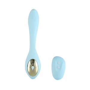 Maia Harmony Dual Silicone Vibrator Teal Rechargeable Waterproof