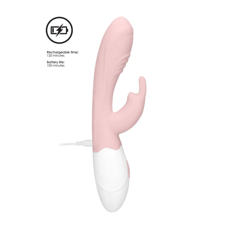 Lovelife Juicy Dual Motor Silicone Intimate Device Pink Rechargeable