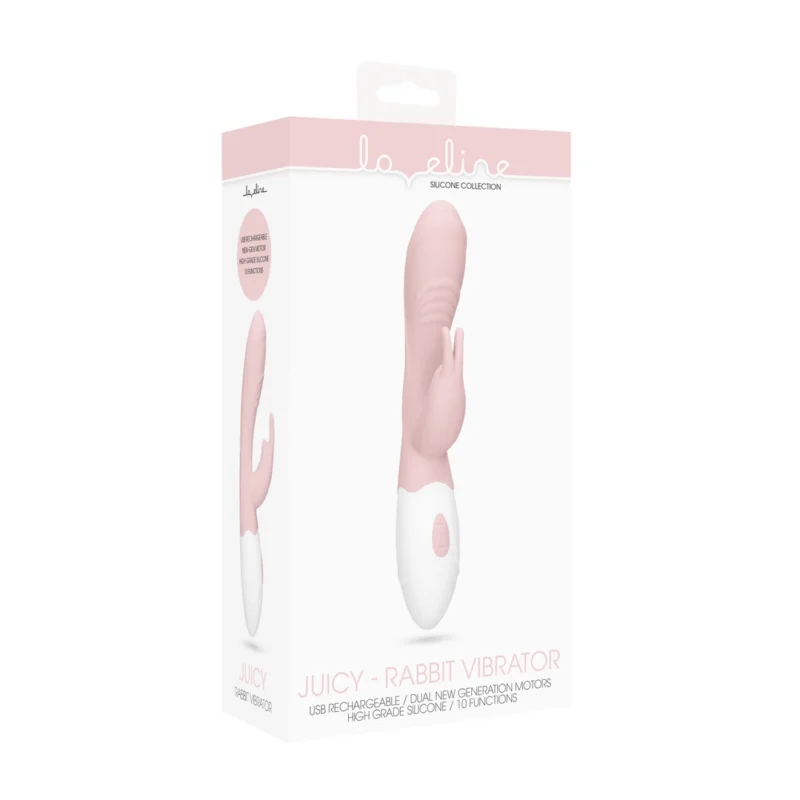 Lovelife Juicy Dual Motor Silicone Intimate Device Pink Rechargeable
