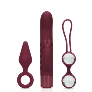 Satisfyer (S)explore Intimate Set for Her Dark Cherry Multi-Piece Kit
