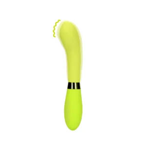 Loveline Silicone G-Spot Intimate Device Lime Green Ergonomic Design