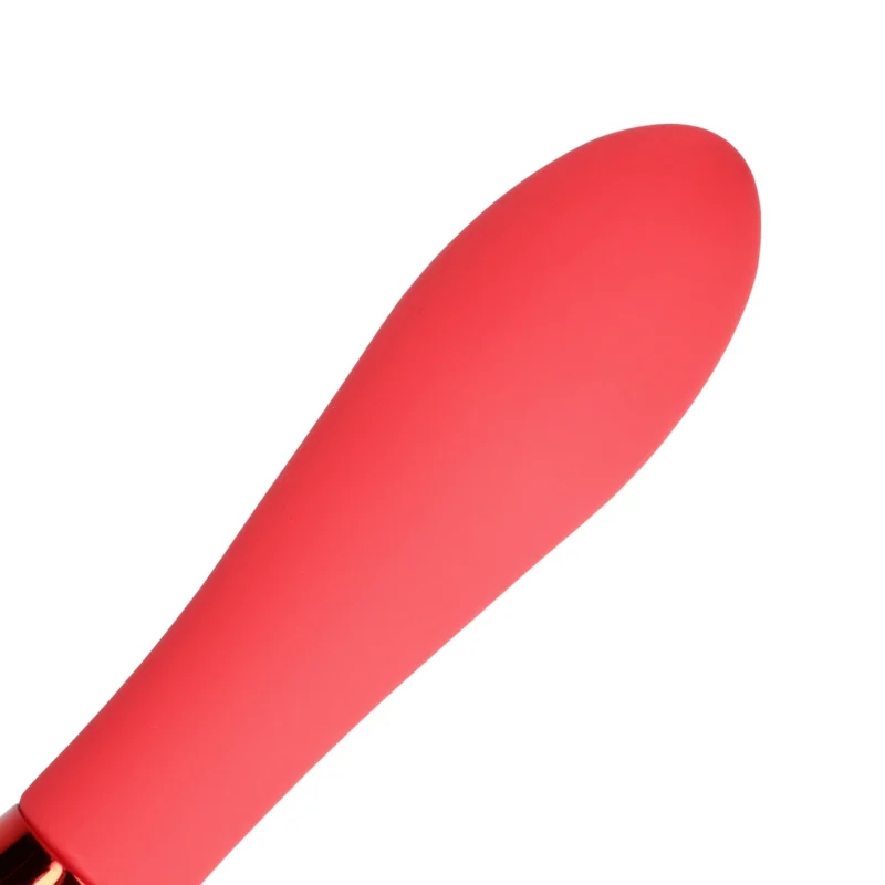 Loveline Salsa Silicone Smooth Vibrator - Sleek Design, Pink, 18 cm