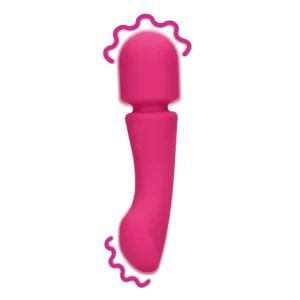 Loveline Prestone Ultra Soft Silicone Dual-Sided Wand Pink