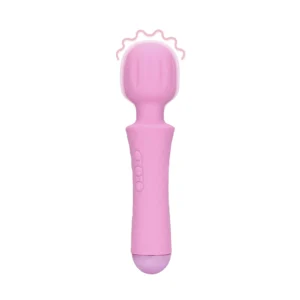 Loveline Mini Wand Massager Exotic Fuchsia - Compact Portable Model