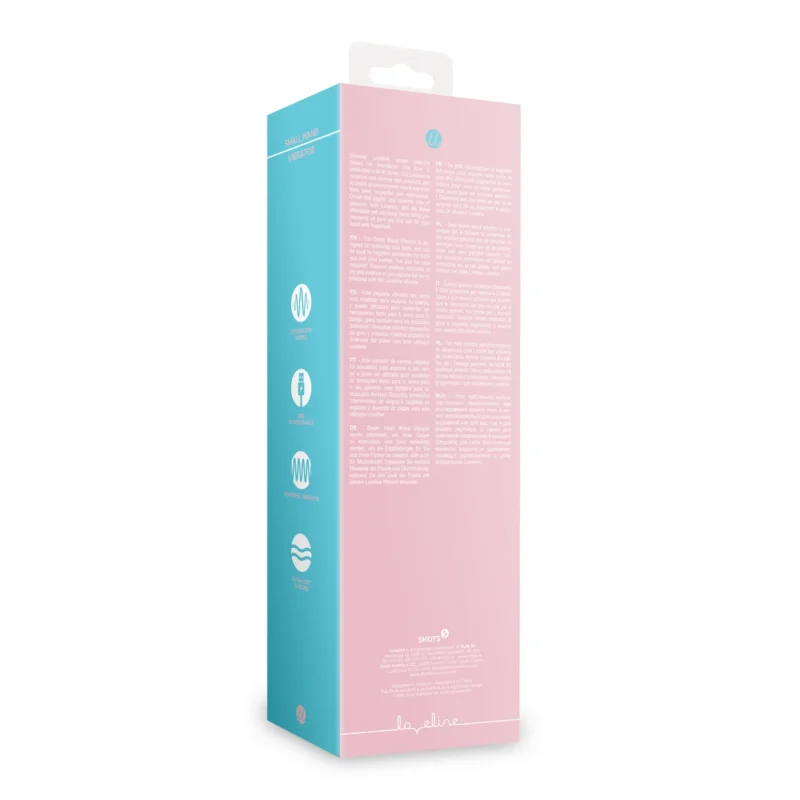 Loveline Mini Wand Massager Exotic Fuchsia - Compact Portable Model