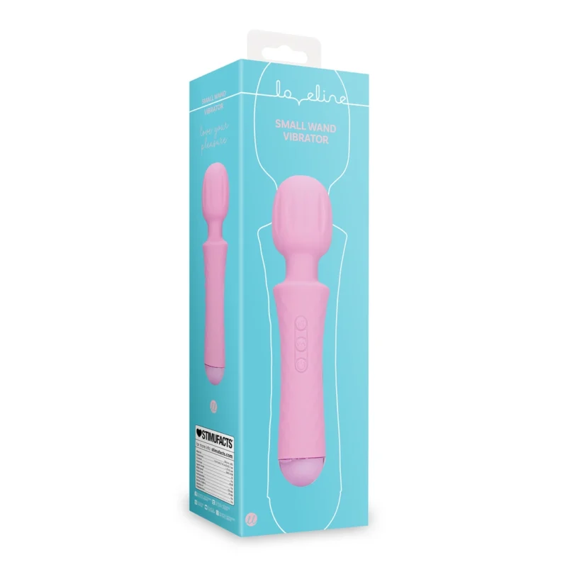 Loveline Mini Wand Massager Exotic Fuchsia - Compact Portable Model