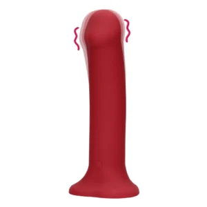 Loveline Large Vibrating Intimate Device Raspberry Red Harness-Compatible