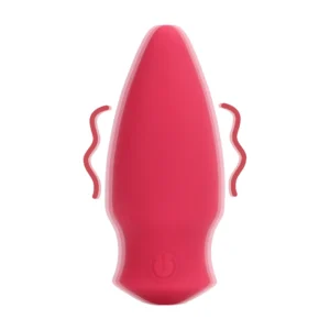 Loveline Cone Shaped Compact Vibrating Device Blushing Red